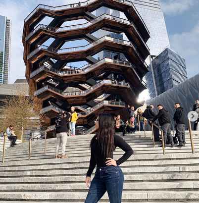 Nikki Giavasis enjoying her holiday in the vessel